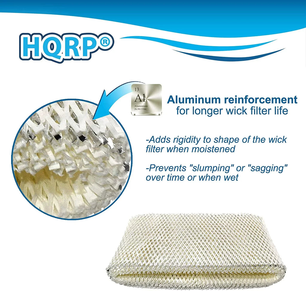 Humidifier BCM3855 3-Pack W15 W12 SWF75 W14 HQRP BCM3955 Bionaire BCM3600 BWF75 Filter for BCM3656