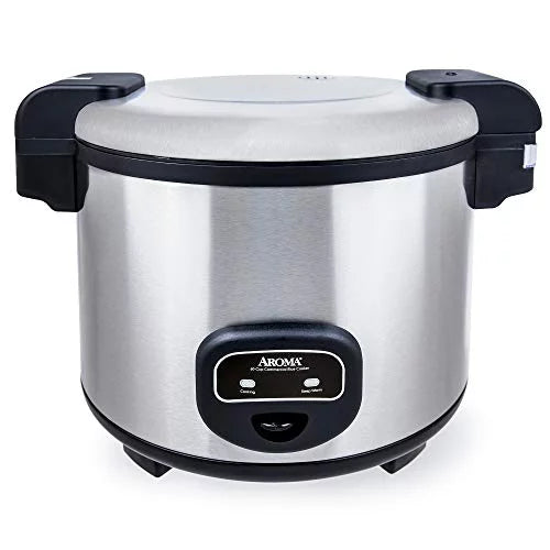 UNCOOKED) Steel Rice Housewares (30-Cup Stainless Exterior Commercial Cooker, Aroma (Cooked) 60-Cup (ARC-1130S)