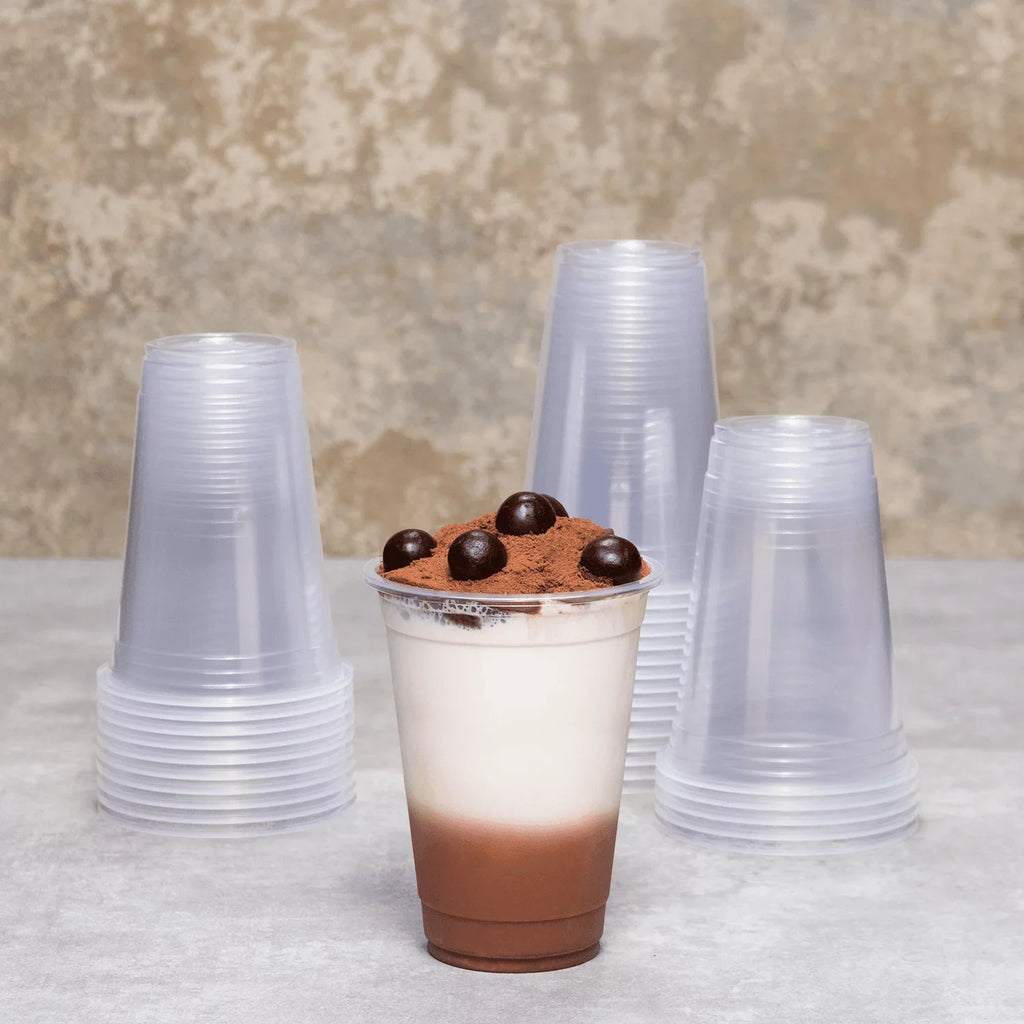 Cups 500 Pcs Modern 16 Karat 2000 PP U-RIM Translucent oz C1011 cc (95mm),
