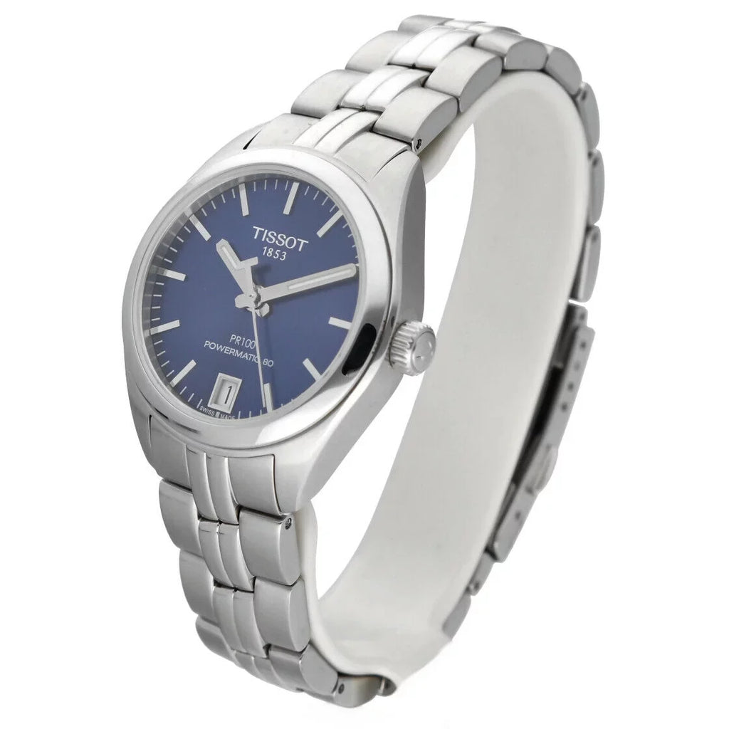 PR100 Powermatic Tissot 33mm Watch Women's T101.207.11.04.100 Steel Automatic 80