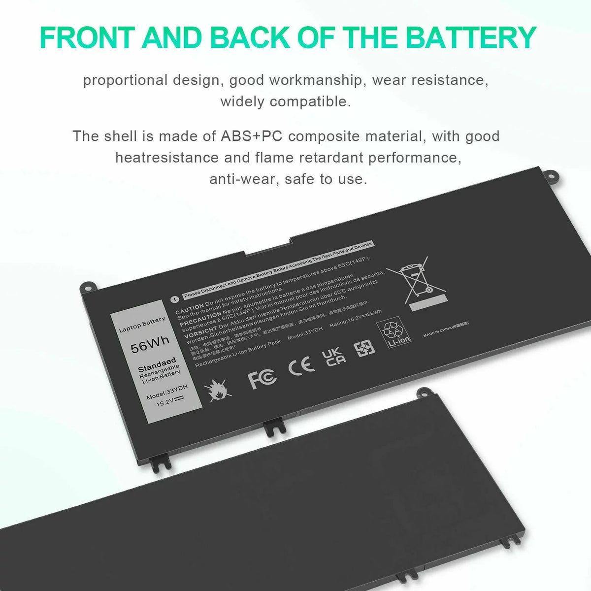 15 3779 G5 7588 17 5587 15 15 G3 G7 Battery 3579 J9NH2 for PVHT1 Laptop