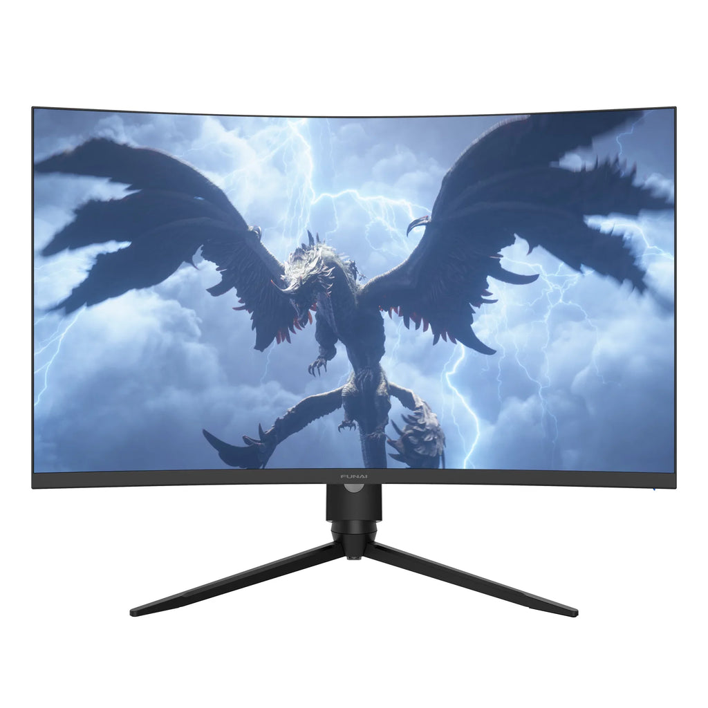 1ms, Monitor Curved AMD Premium FHD HDR, VA, 240Hz, Funai (FGM-32C545) Gaming 32" FreeSync™ Enabled
