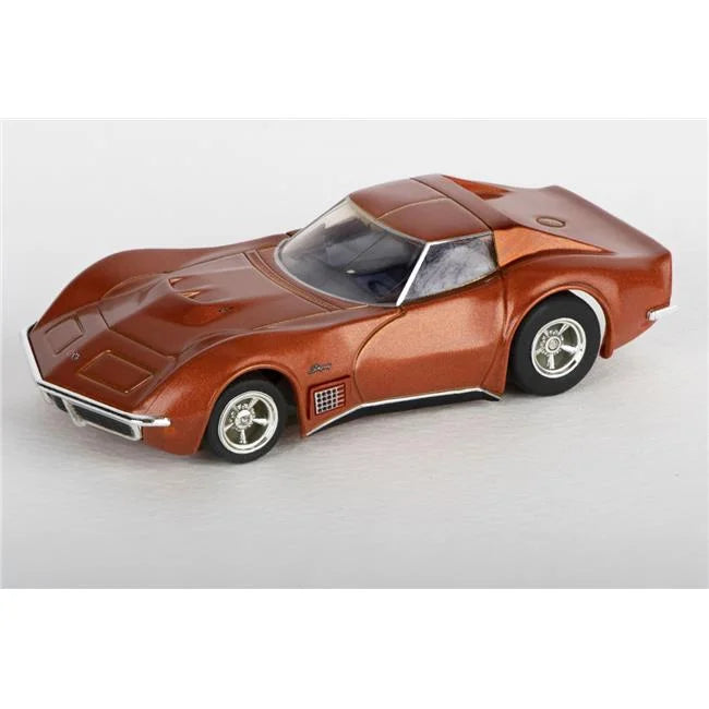 HO 454 Corvette AFX22047 Metallic Slot Cars Orange AFX/Racemasters Racing 1971