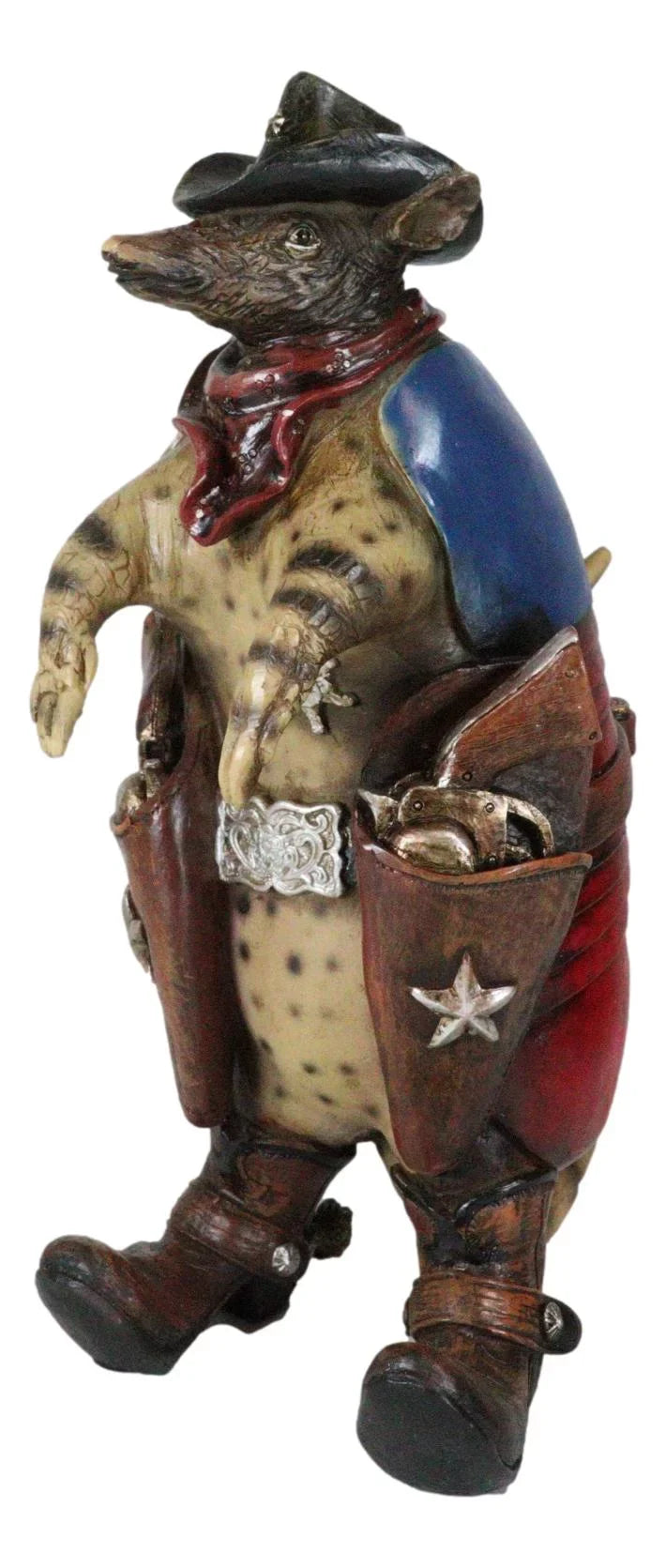 Boots Western Cowboy Rustic Guns Figurine And Sherriff Texas Big Texan Armadillo