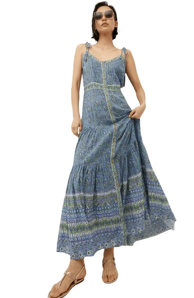 outfit, Multi XS Windansea Veronica Beard Blue Women's Maxi