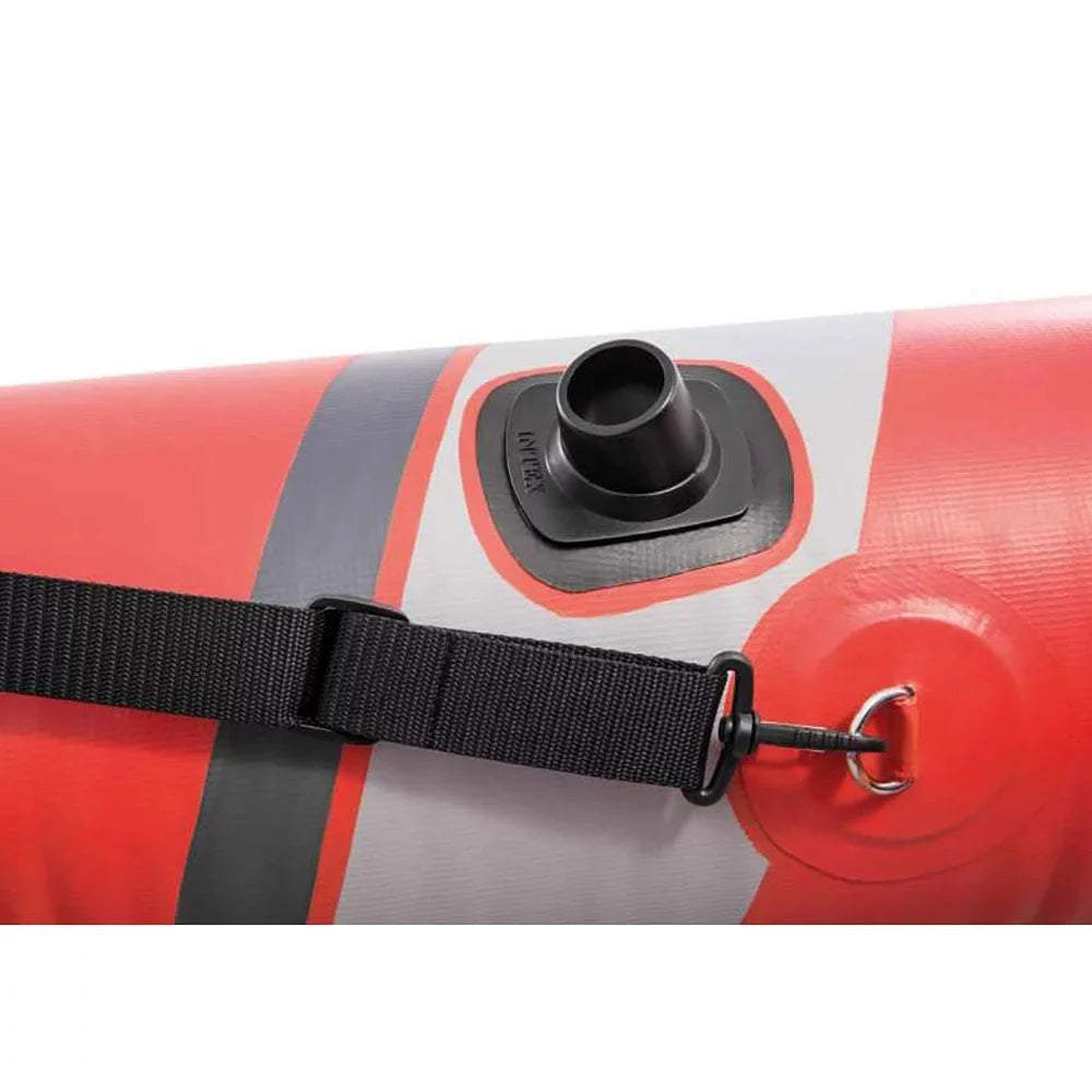 Red Pump, Pack) with (3 Oars Excursion 2 Pro Person Kayak Inflatable & Vinyl