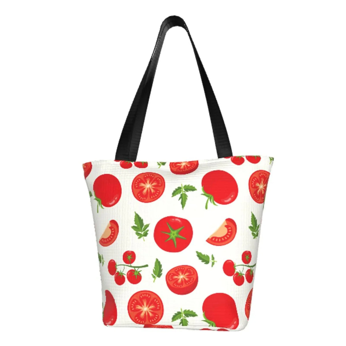 Fresh Tote Hobos Capacity Shopping Lukts Women'S Bag,Shoulder Handbags Bag Red Bag Large Tomato