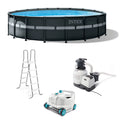 Above 52" 18' Ultra with x Pool Ground & Pump Set Intex Vacuum Robot XTR