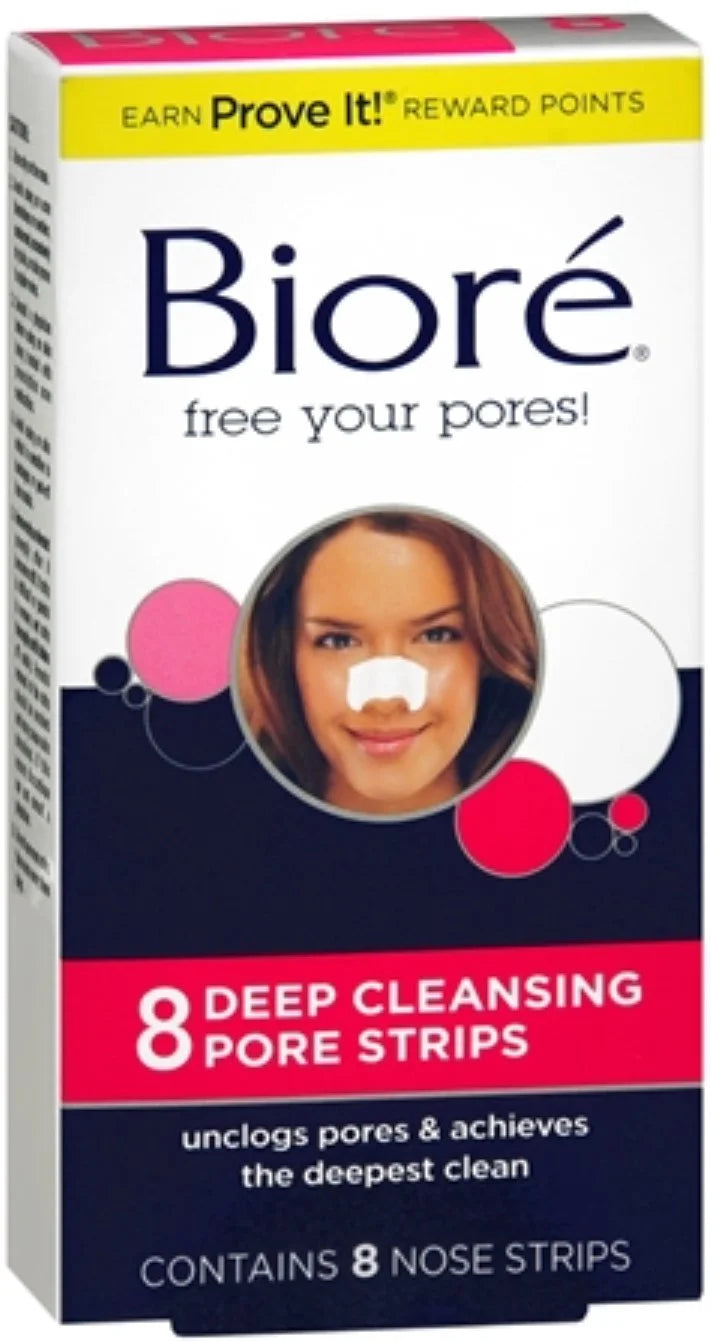 Strips Nose - Deep 6 Pack Pore ea Biore 8 Cleansing