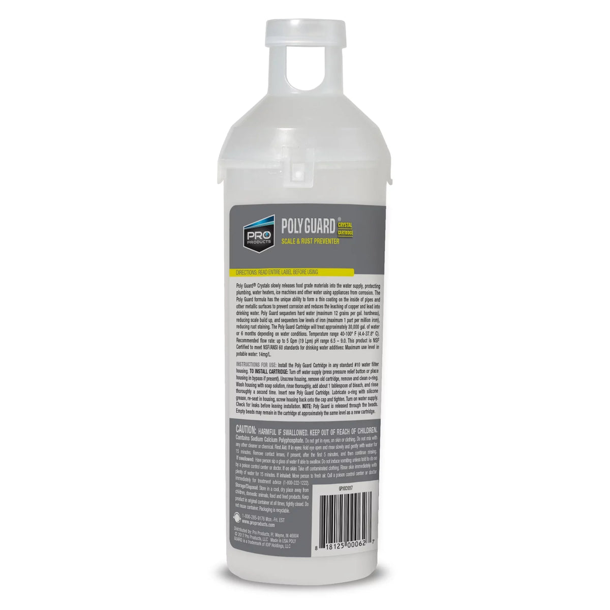 GP10C Pro Cartridge,5 Products H Filter gpm,10"