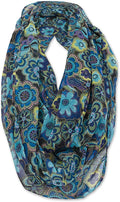 Scarf Laurel (Blue Lime Burch Infinity Artistic Collection Floral)