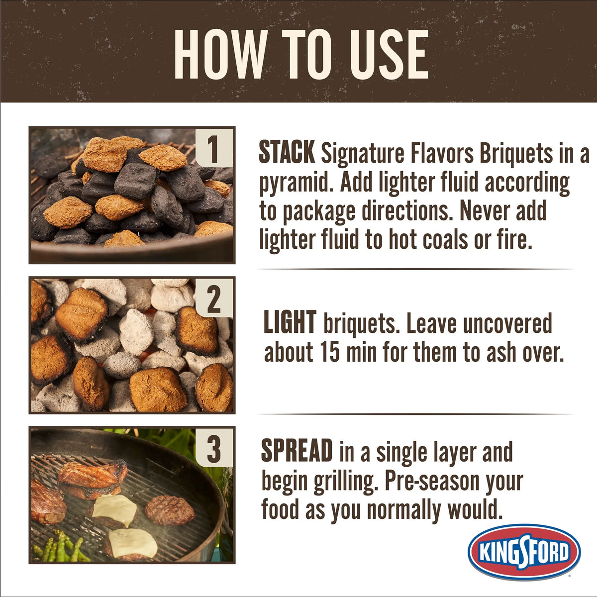 Sage, Flavors Charcoal Kingsford and Oak Thyme, Briquettes Basil, Signature 8 lb with