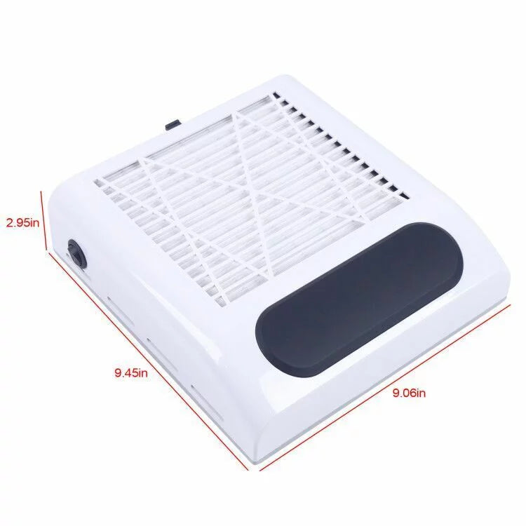 Collector Noise Fan Manicure Low Filter Easy Cleaner Tool Operation Suction Dust with Vacuum Handrest Nail Salon Professional Comfortable