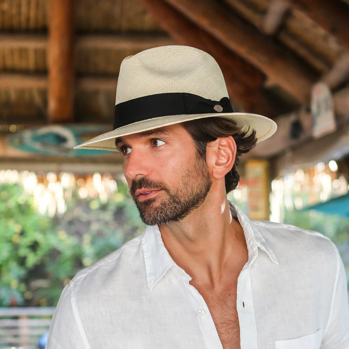 Breathable, Premium Brim Straw 5/8" Hat & Safari Handwoven, (X-Large) Panama 2 Lightweight Jack -
