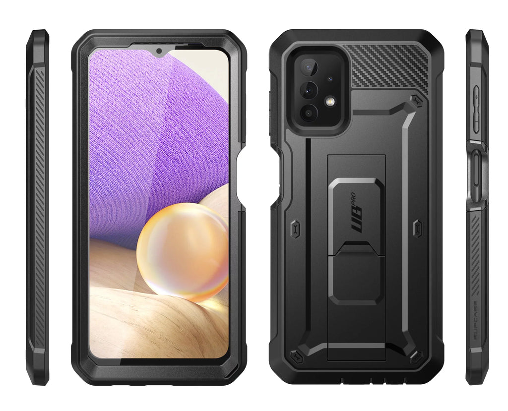 Version], with & Fit Pro (Black) Case Protector Case for SUPCASE [Not Kickstand Series Galaxy Full-Body Rugged Designed Beetle Holster Screen 5G Built-in Unicorn A32 4G