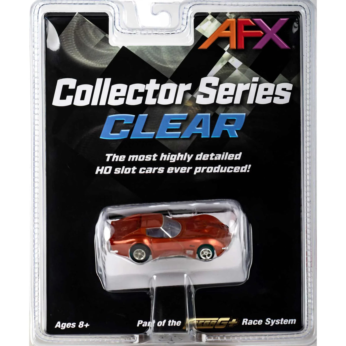 HO 454 Corvette AFX22047 Metallic Slot Cars Orange AFX/Racemasters Racing 1971