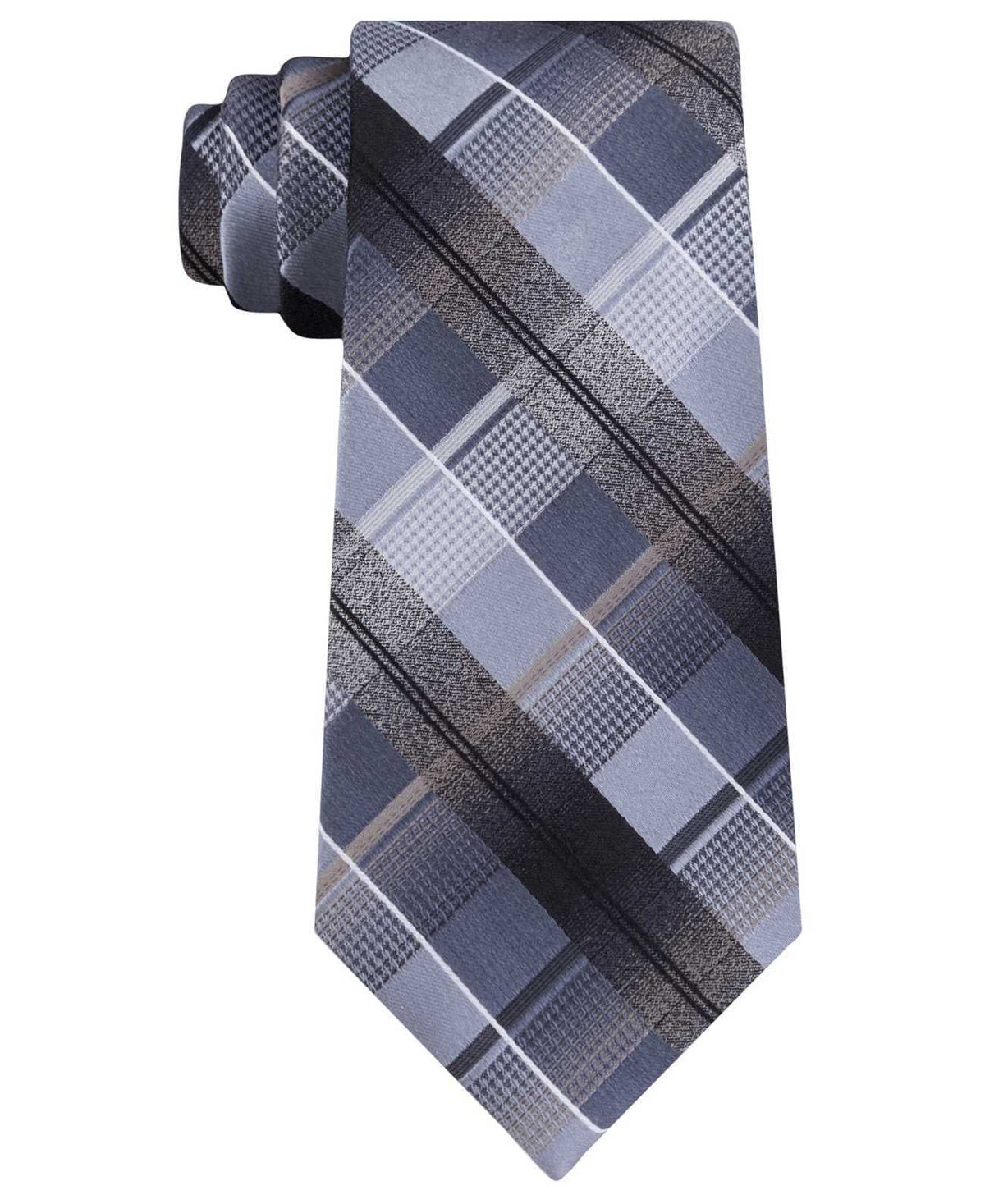 Plaid Heusen Dale Tie Men’s (Black) Van