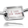 Sterling Ice I Charm Silver 925 Berry Love Cubes Neonblond Frozen Bead Ice