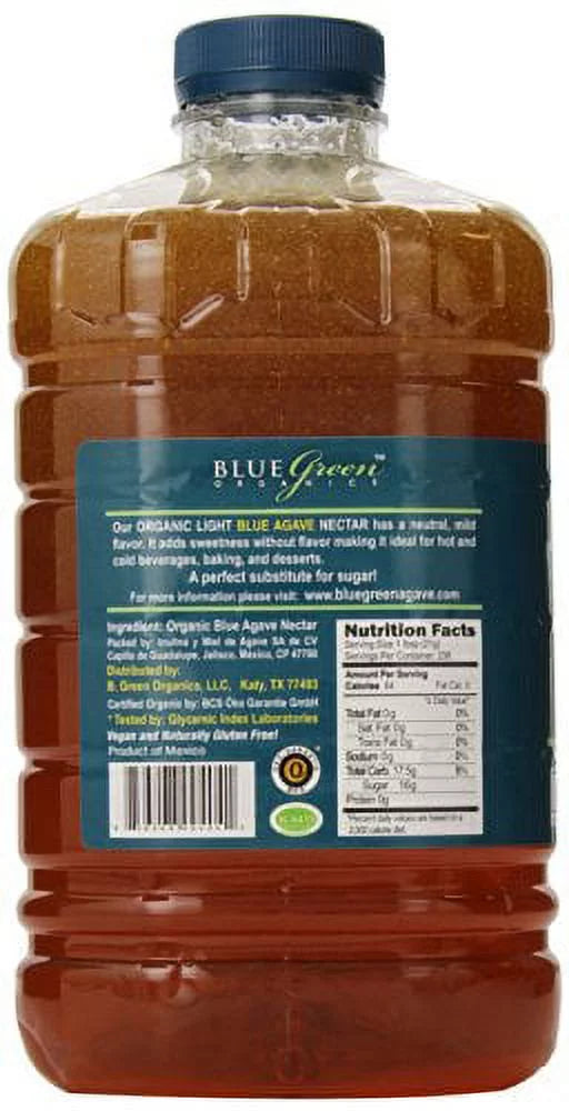 Raw Ounce Blue Green Organic 176 Nectar, Agave Blue,