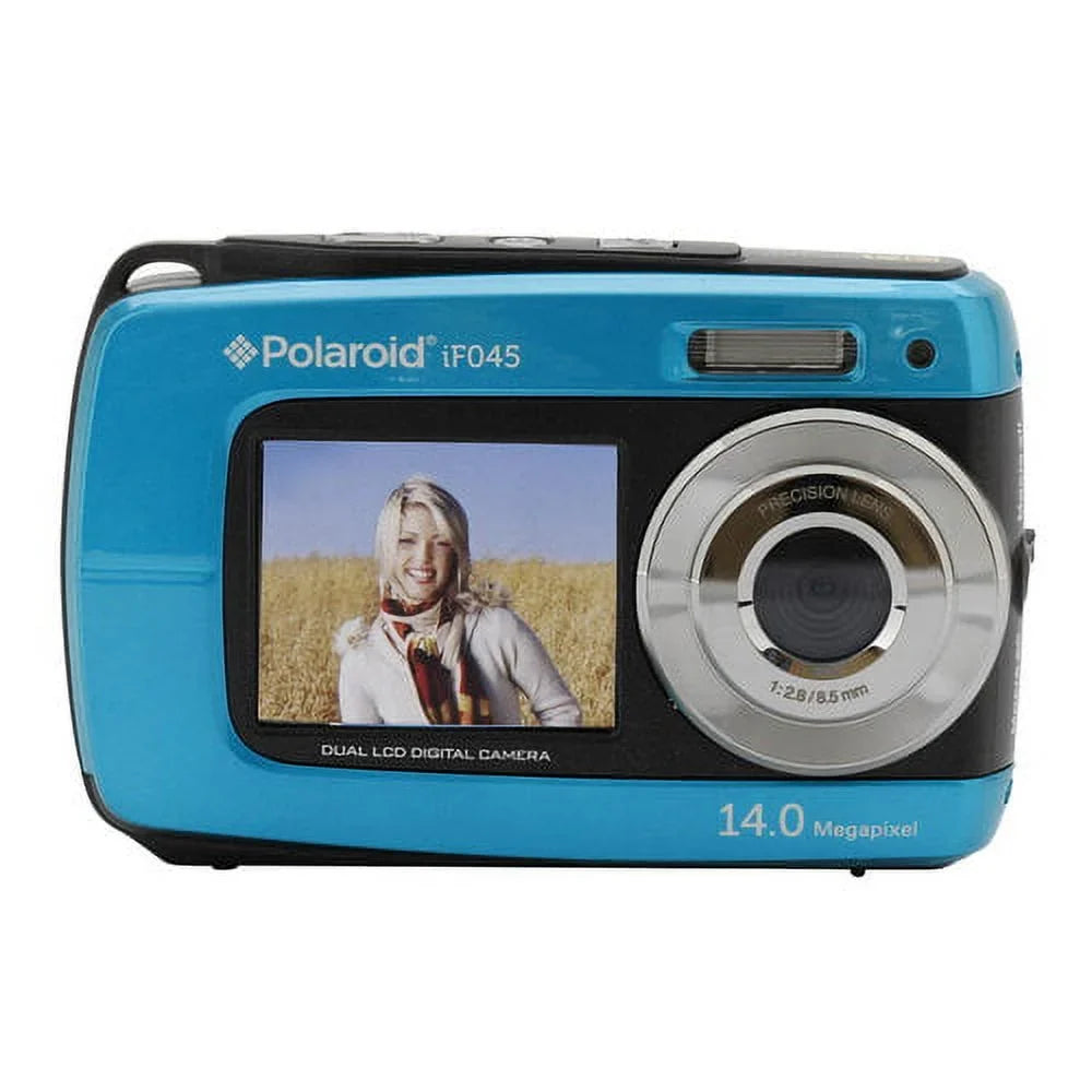 Polaroid liquid Screen Camera IF045-BLUE Dual Proof