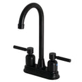 KB8490DL Black Faucet, Concord Bar Brass Kingston Matte