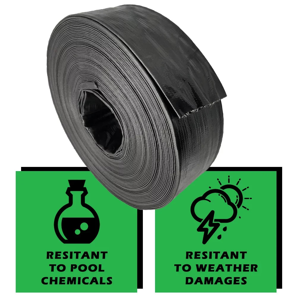 Grade Primal psi 3 x Hose Backwash Black 100 feet Commercial Accessories 43.5 2 / Bar inch