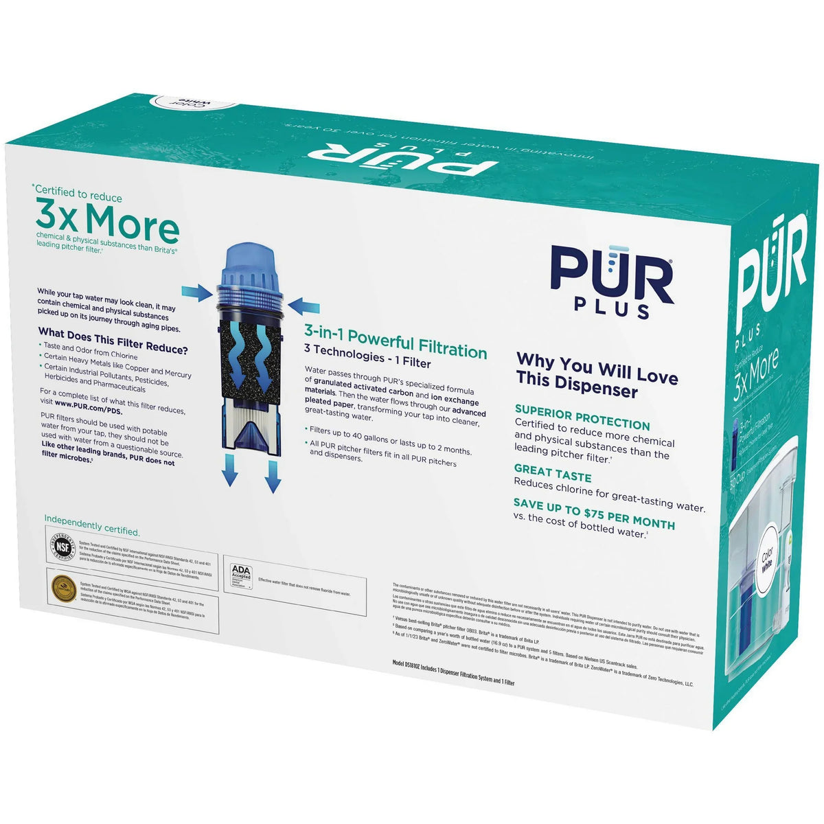 30-Cup System Filtration Plus Dispenser