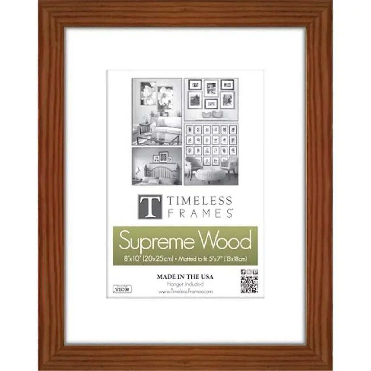 x Regal Walnut 12 Wall 18 in. Frame,