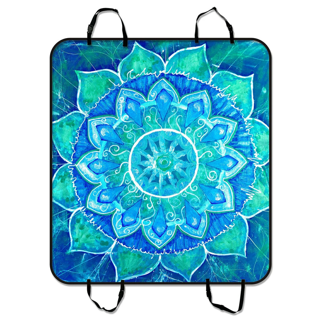 Mat inches Trippy Abstract Pet Seat Mat Psychedelic Mandala Seat Cargo Dog 54x60 Painting Car Cars Car For Trunk Trucks Hammock GCKG and Cover Mat SUV