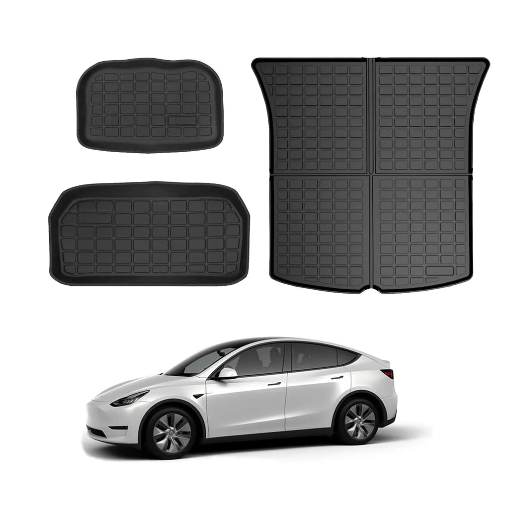 All Fit Tesla Heavy Trunk Custom and Storage for Model KIKIMO Mat Mat climate Mat, Tesla, Cargo Duty Mats Tesla Cargo Y Model Liners, Rear Waterproof Floor Accessories, Y