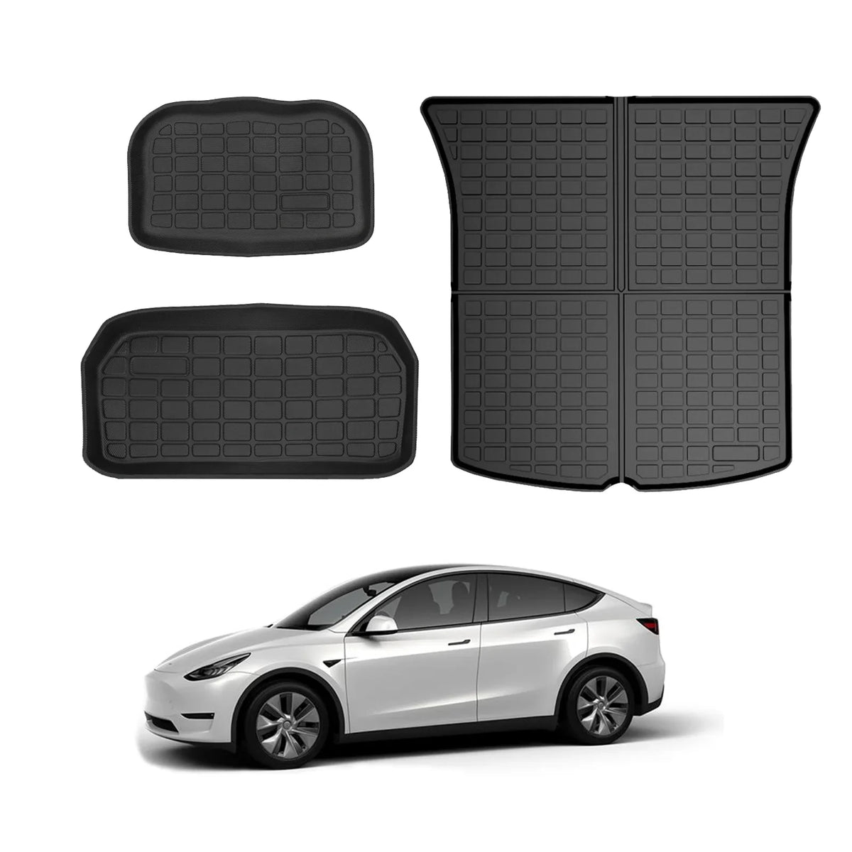 All Fit Tesla Heavy Trunk Custom and Storage for Model KIKIMO Mat Mat climate Mat, Tesla, Cargo Duty Mats Tesla Cargo Y Model Liners, Rear Waterproof Floor Accessories, Y