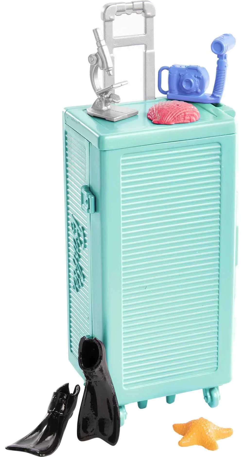 Mobile & with Lab Barbie Doll Accessories, Marine Storage & Doll Biologist 10+ Playset Brunette