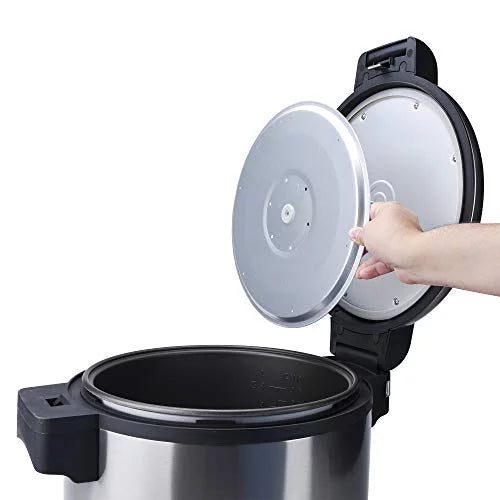 UNCOOKED) Steel Rice Housewares (30-Cup Stainless Exterior Commercial Cooker, Aroma (Cooked) 60-Cup (ARC-1130S)