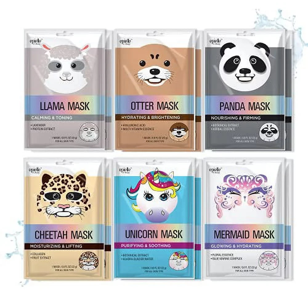 | Types Sheet Spa Epielle Masks | Mask Animal All -For Skin Character