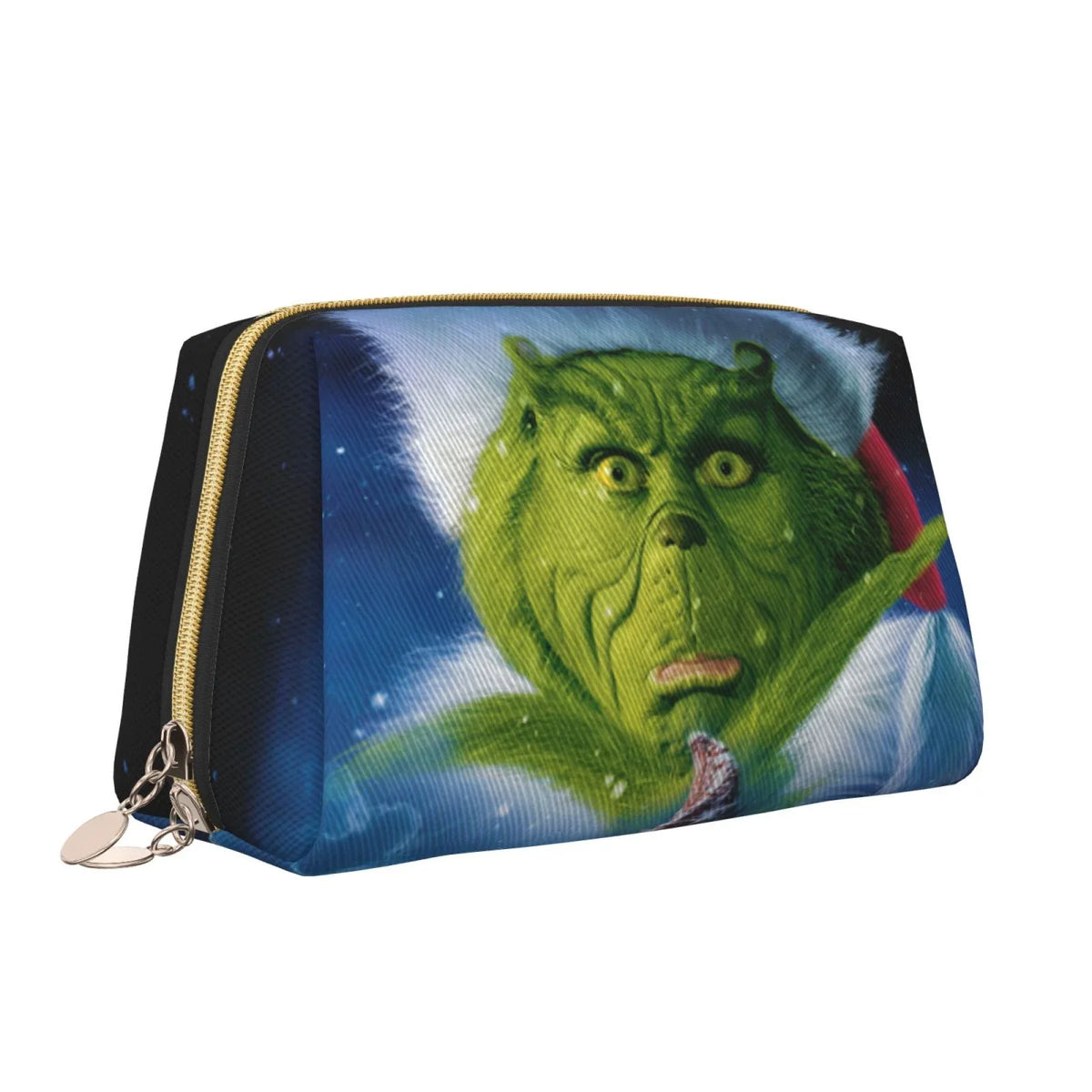 The Travel Purse Portable Toiletry Bag Bag Christmas Cosmetic Gift Organizer Grinch Storage Makeup Pouch Leather