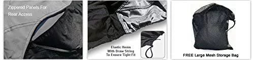Rain, Bag Ski Color Yamaha - Straps 1997-2000 - Wave More! for All Runner 760 Sun, Weatherproof Gray/Black Storage Protects Trailerable Jet Includes from and Covers climate Trailer - GP and -