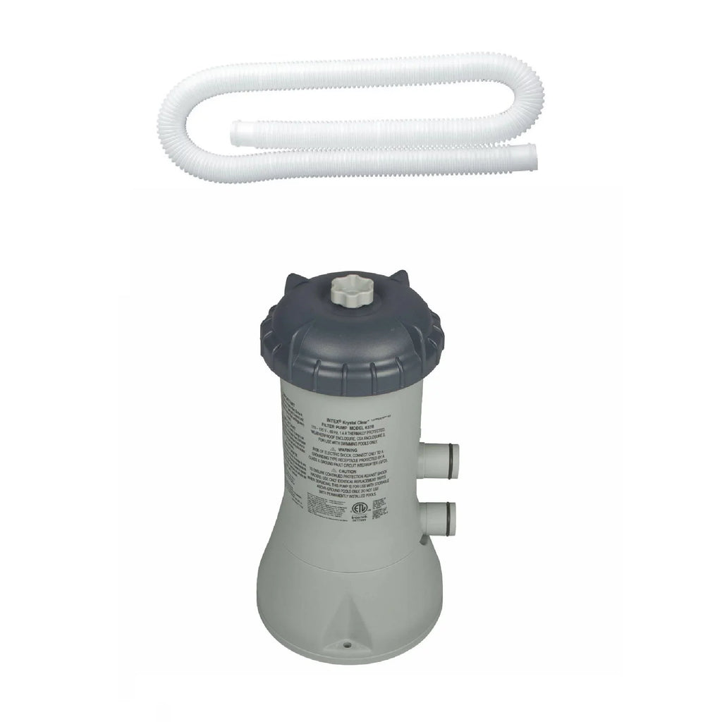 Replacement 1.25In Hose Pool 1000 Pool GPH Intex Diameter Pump Intex Filter &