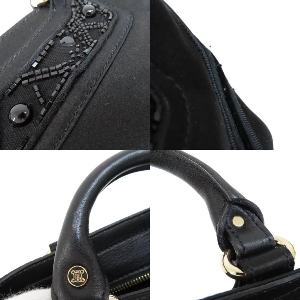 satin Pre-Owned CELINE boogie Celine handbag bag (Good) ladies