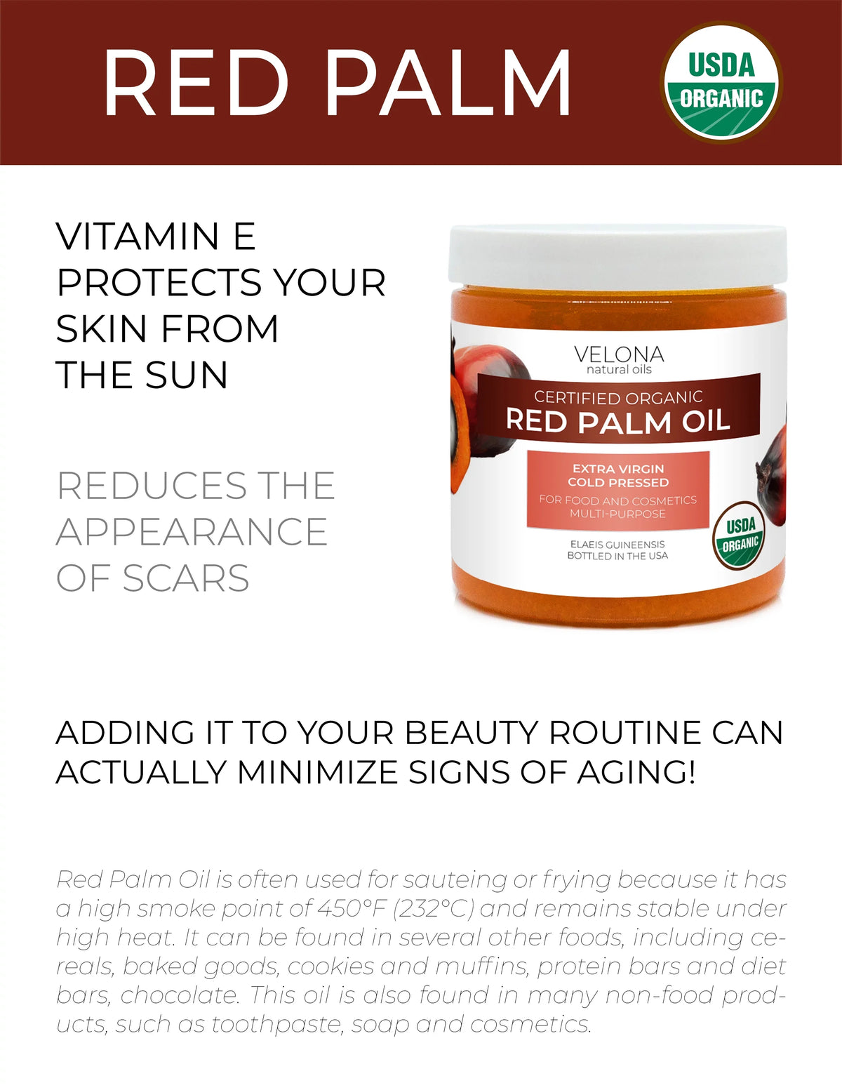 jar Organic Virgin, Enjoy Red and Skin, Hair | Extra 32 Today Pressed Results Body, Certified | - - | in Oil Velona Palm | | Food oz Grade Cold USDA Face, Use Care Cosmetic