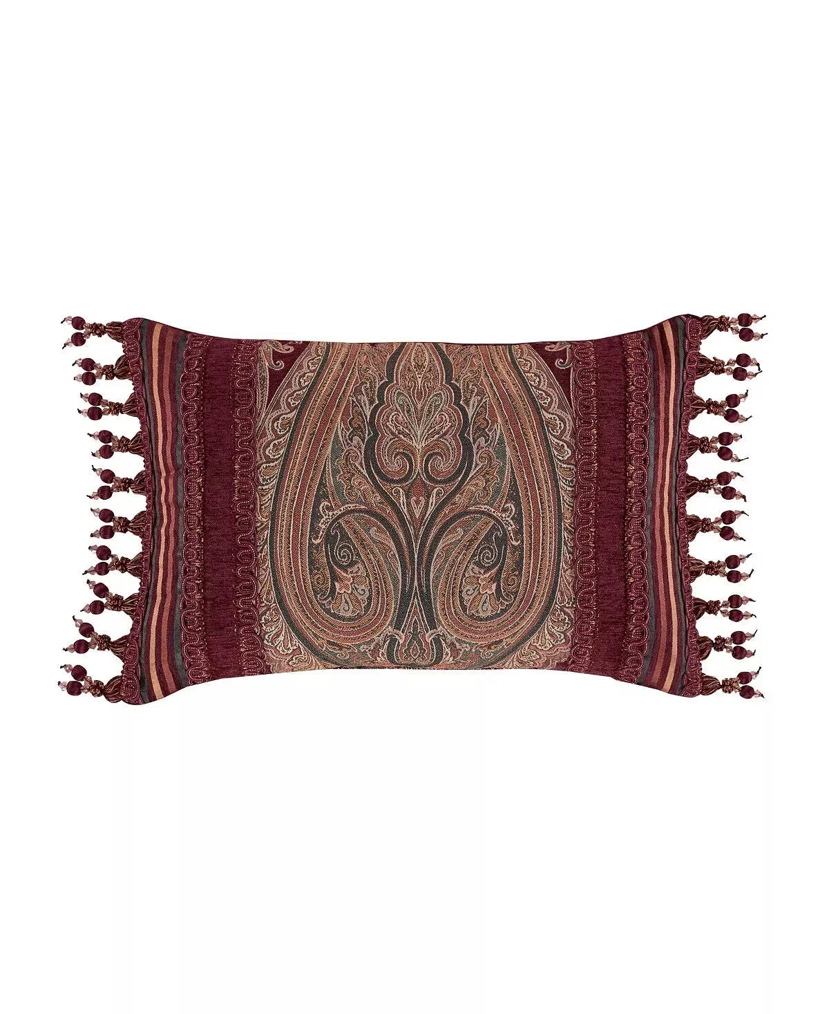 23″, Red Rousseau York x Pillow, 15″ New Queen Decorative J Boudoir