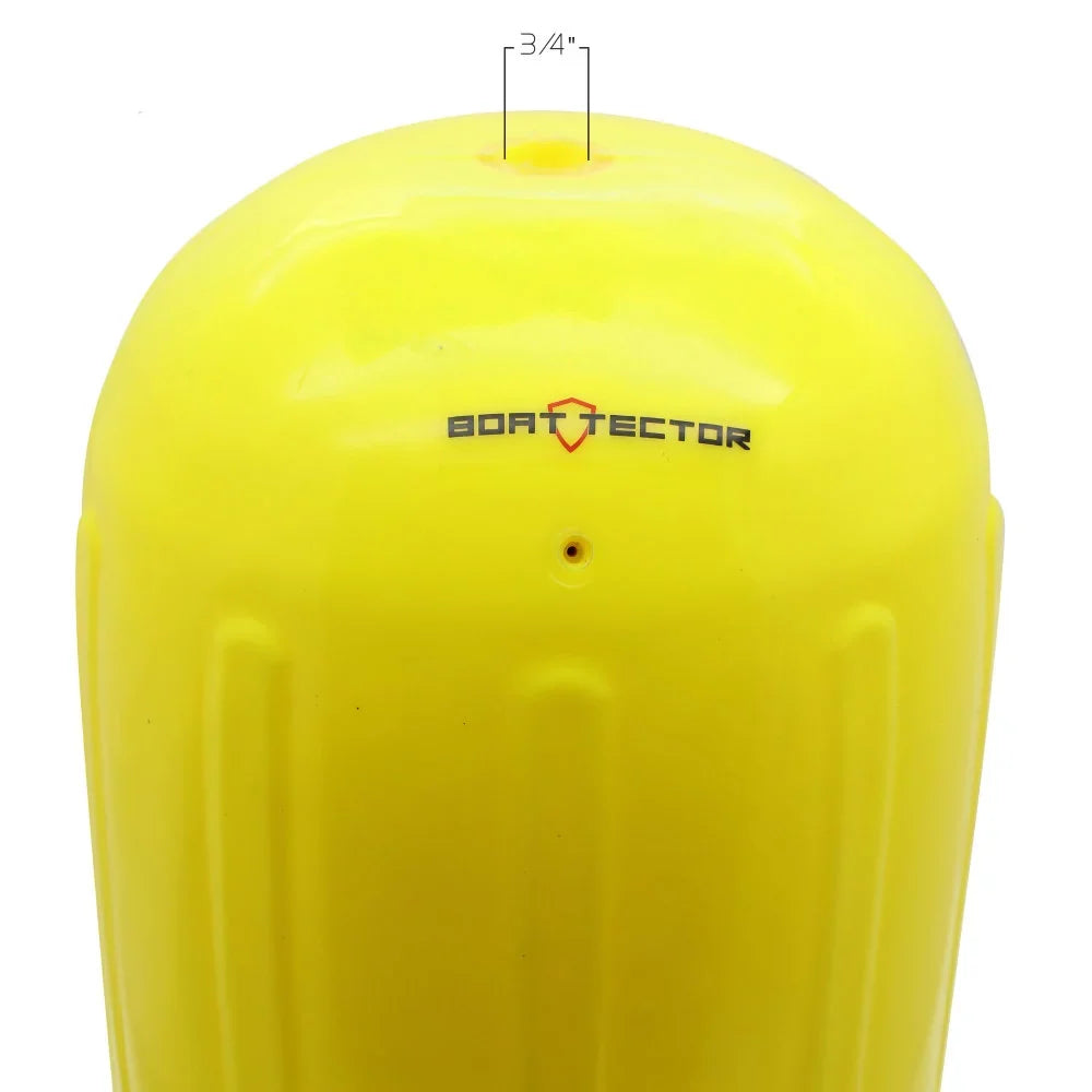 HTM 3006.7718 6.5" Extreme - Yellow Inflatable Fender 15", Max BoatTector Neon x