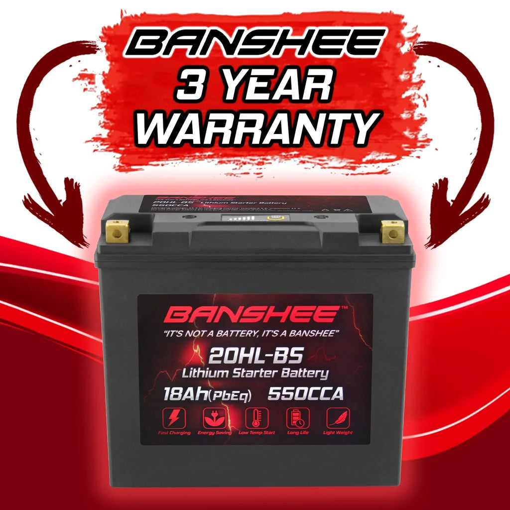 Compatible Sea-Doo Motorsports 230 LiFePO4 2018 to YTX20L-BS 2018 Battery RXT with Banshee