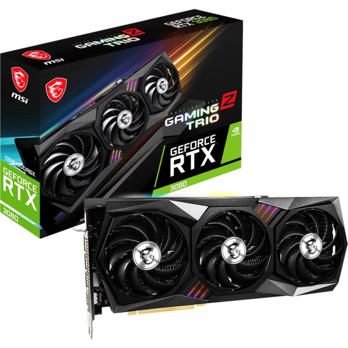 GeForce GDDR6X GB RTX - 3080 NVIDIA Graphic Card MSI 12