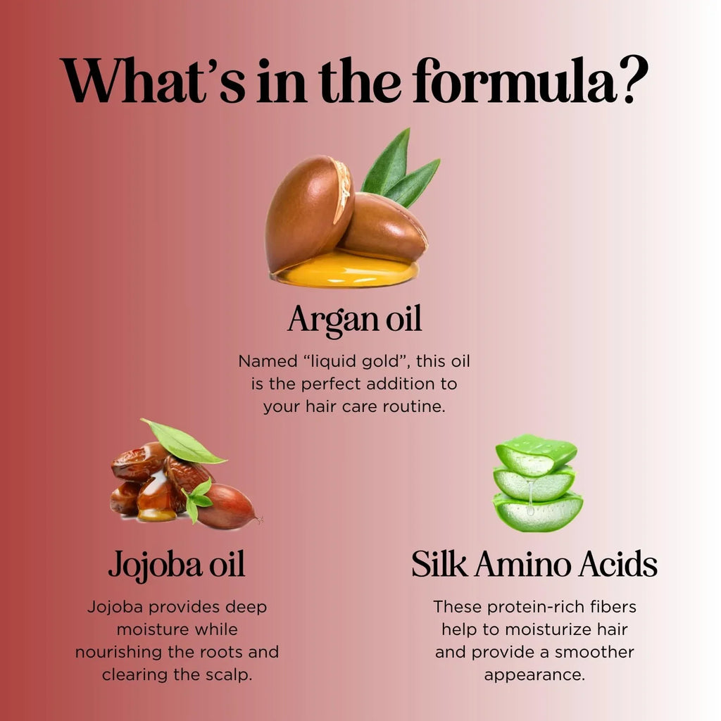 Oil Shampoo Moisturizing Hair for and Dry Free Argan Care Shampoo oz - Sulfate and Set, Conditioner for Shampoo and fl Frizzy Curly Hair Hair 8 Conditioner