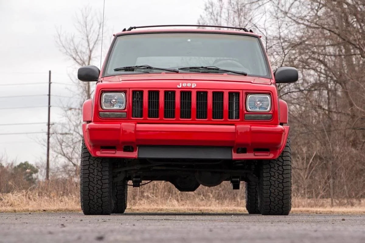 XJ Shocks w/V2 Cherokee Kit Lift - Jeep 1984-2001 630X70 Country for Rough 3"