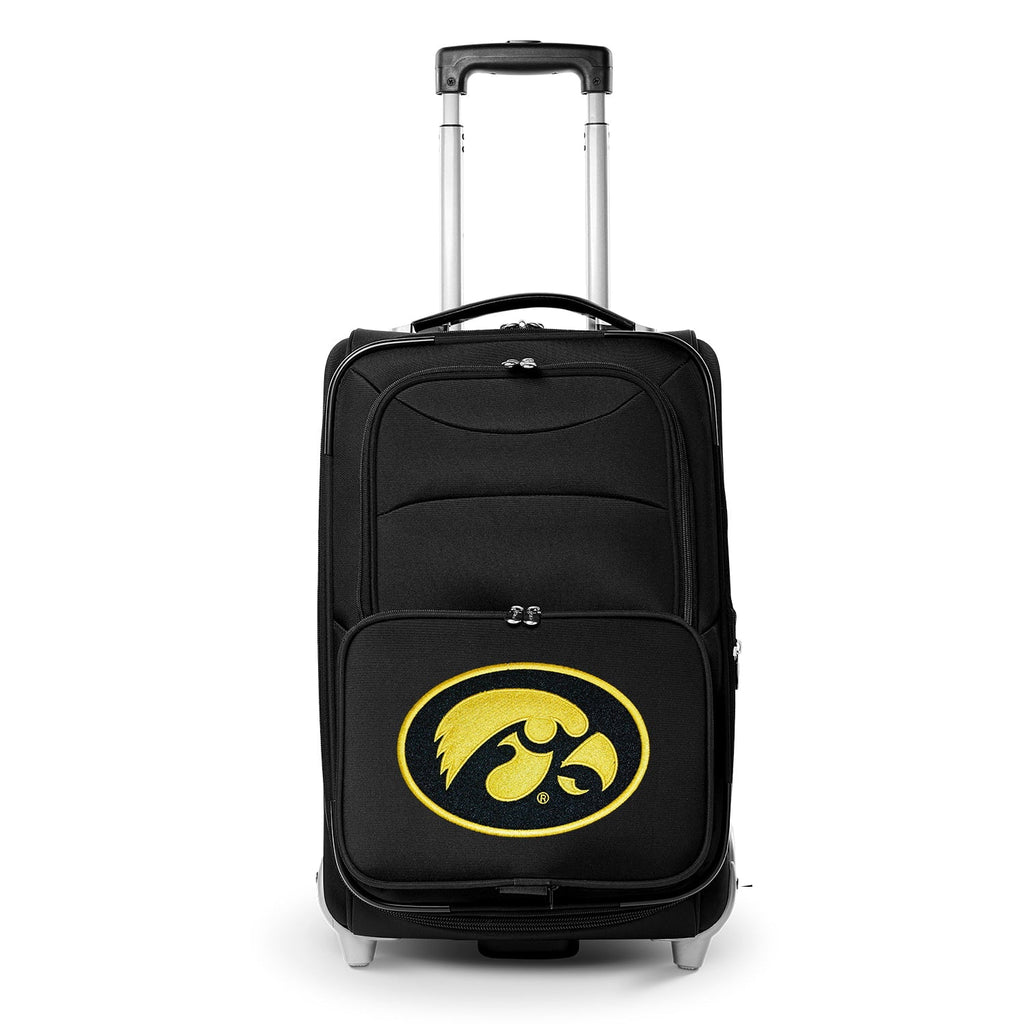 Softside 21" Carry-On Hawkeyes Iowa Suitcase Rolling MOJO