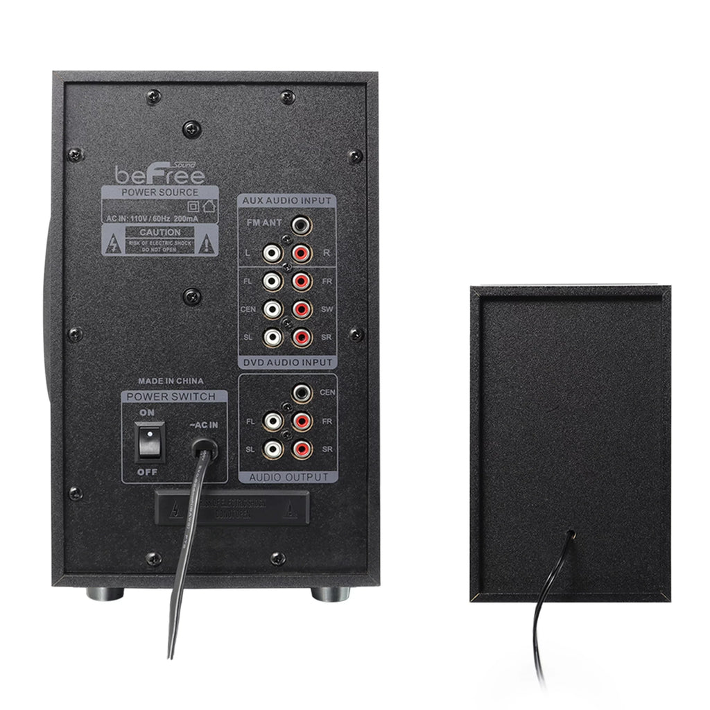 beFree Speaker Channel Surround 5.1 System Orange in Sound Bluetooth Sound