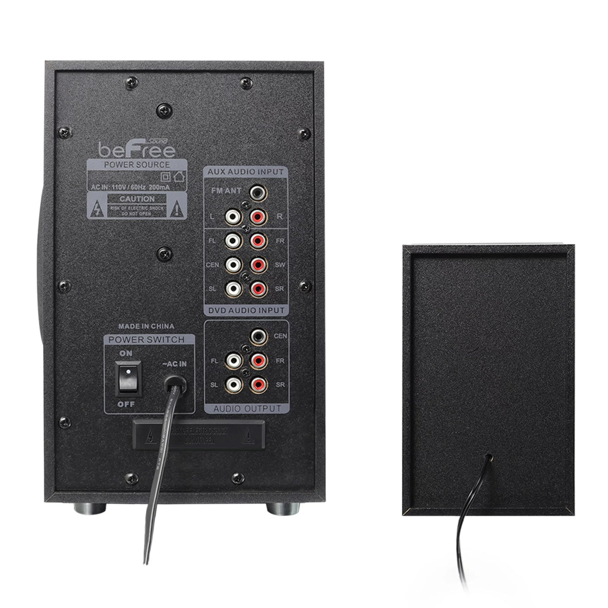 beFree Speaker Channel Surround 5.1 System Orange in Sound Bluetooth Sound