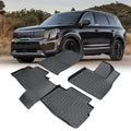 Center 2020-2023 ammoon Floor Floor Mats,Kia Floor Car Telluride Bucket Console Bucket Telluride Dazzduo Telluride