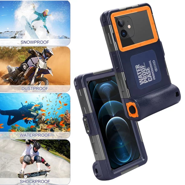 Professional Underwater Waterproof Swimming for Housing Protective UrbanX 6.9 Inch [15m/50ft] Case Photo Lanyard with Up Surfing to Snorkeling And all LCD Diving Phones Y9 (2019) Video